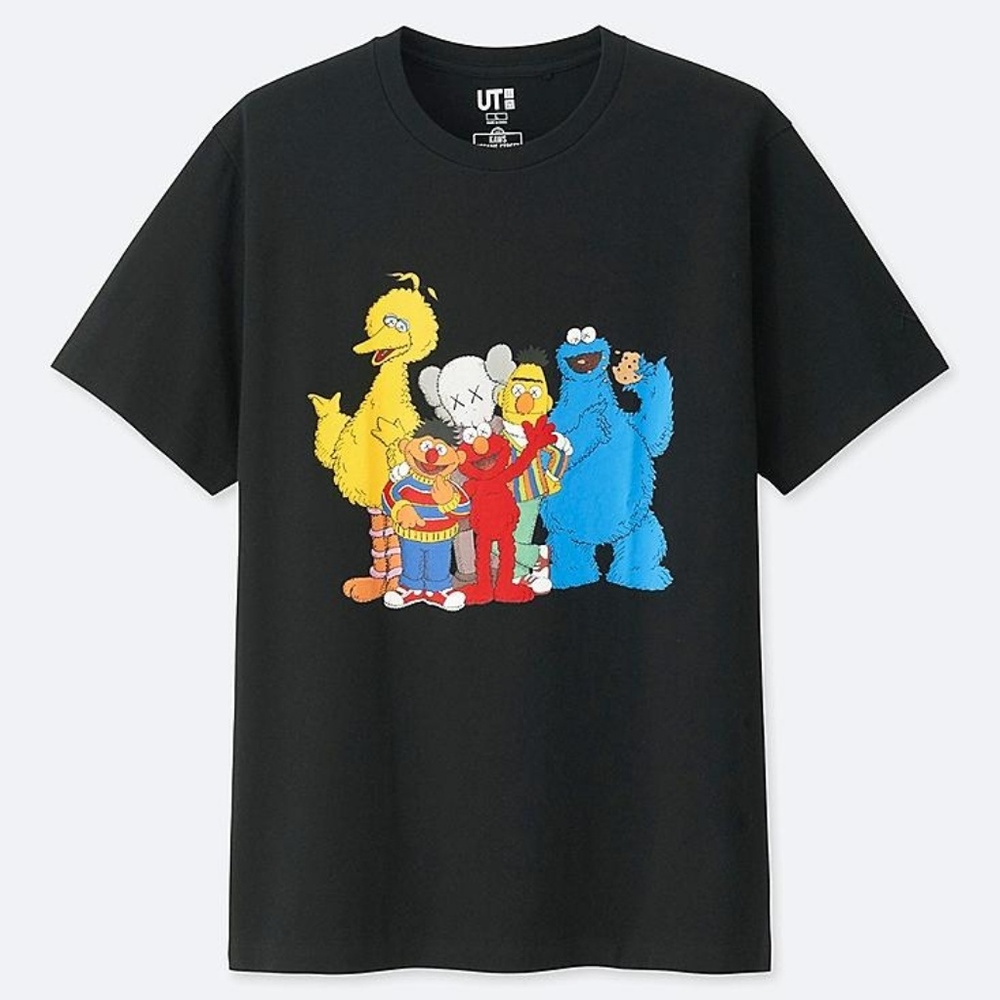 Kaws X Sesame Street Family Graphic T-Shirt